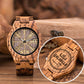 Handmade Viking Wooden Watch With Custom Saying