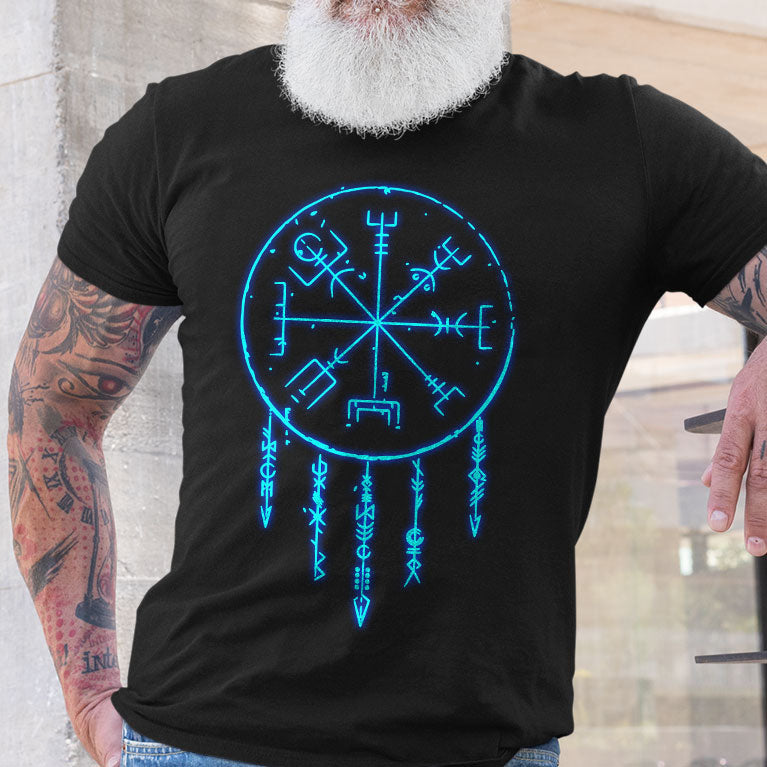 Rune Dreaming Valhalla Viking T Shirt