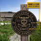 Personalized Viking Welcome To Valhalla, Customized Wood Circle Sign