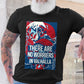 There Are No Worriers In Valhalla Viking T Shirts