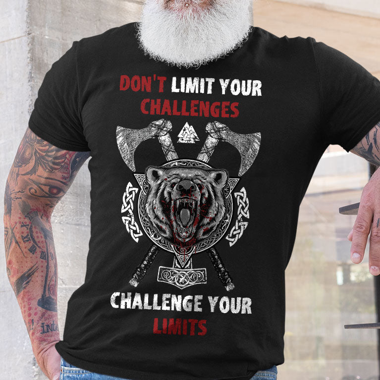Challenge Your Limits Berserker Viking T-shirt