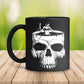 Drink Your Skull Black Mug 11oz, Viking Mug