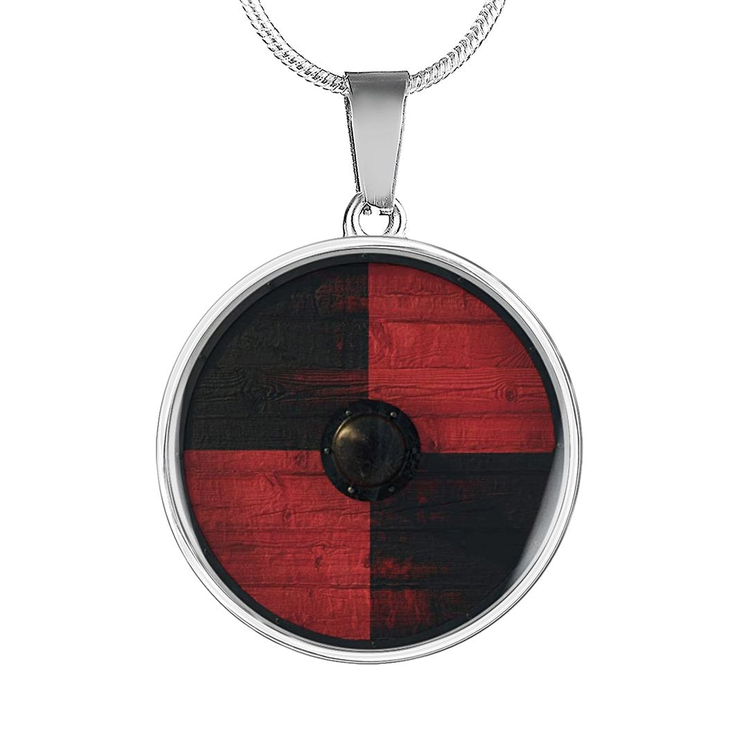 To My Viking - All I Know Is That We Will See Each Other Again In Vahalla - Shield Viking Pendant