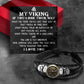 Personalized Viking Compass Bracelet, To My Viking, I Love You