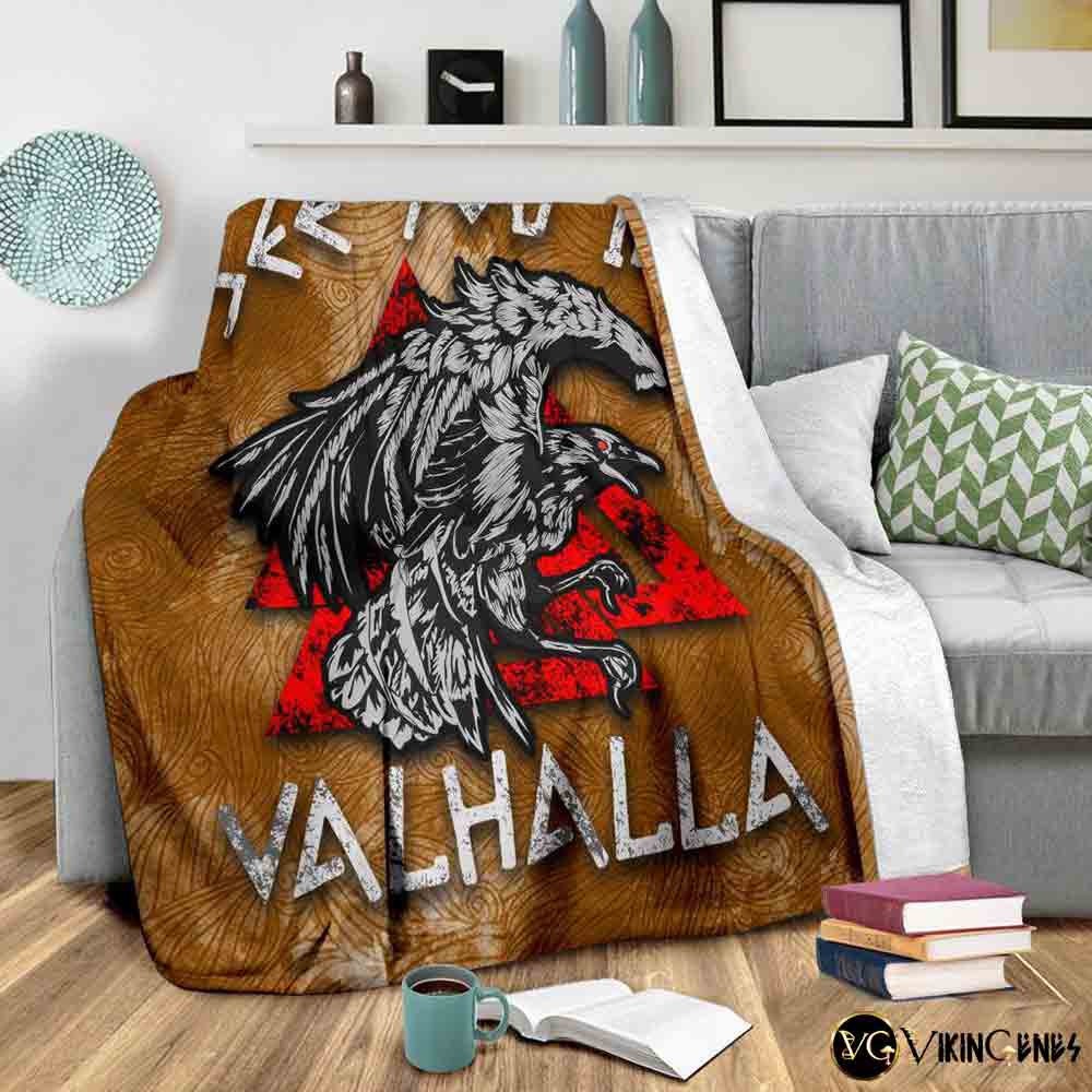See You In Valhalla Fleece Blanket