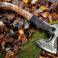 Viking Hatchet Axe Birch Wood, Gift For Him