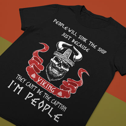 Viking sink the ship T-shirt