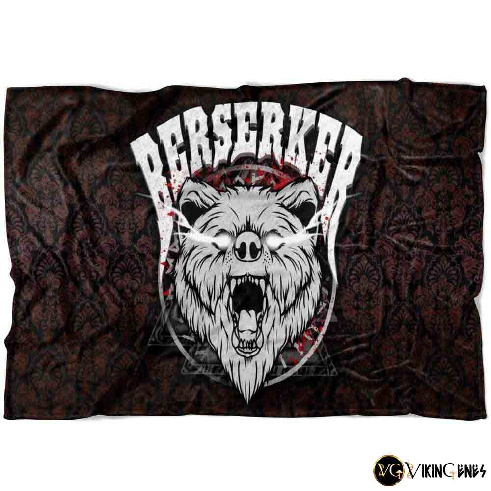 Berserker The Bear Fleece Blanket