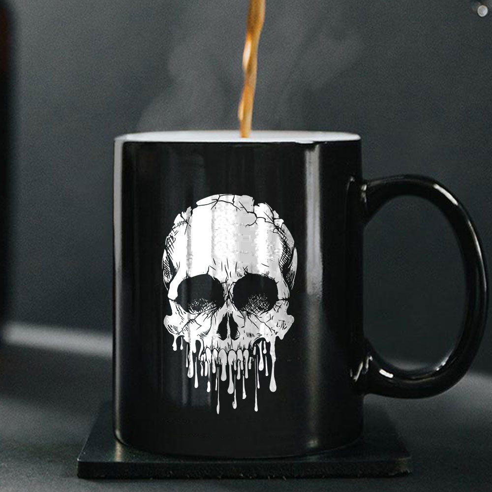 Drink Your Skull Black Mug 11oz, Viking Mug