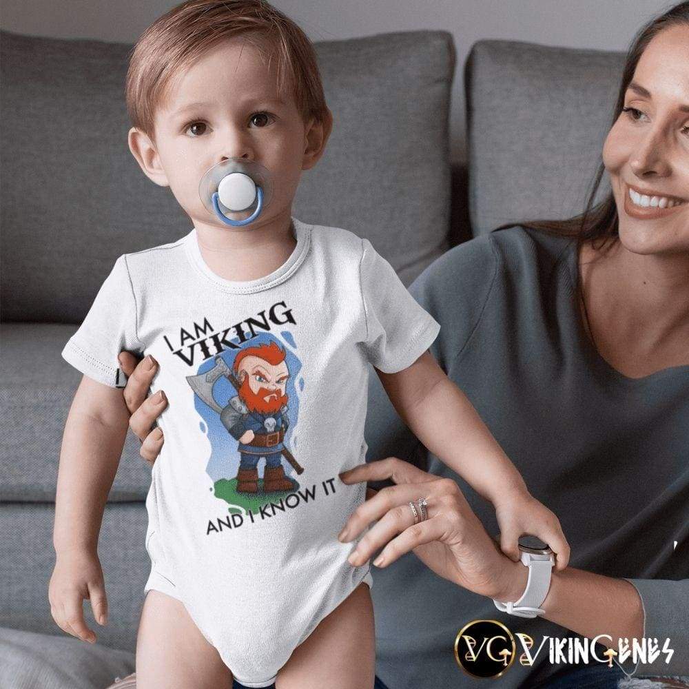 I AM VIKING - Baby Bodysuit
