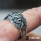 Sterling Silver Valknut Ring
