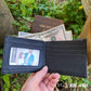 Handmade Vegvisir Black Leather Wallet