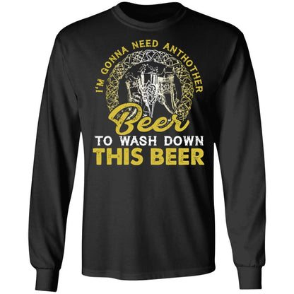 Wash Down This Beer Viking T-shirt, Hoodie, Mug