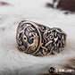 Odin's Ravens Bronze Ring