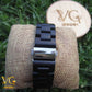 Handmade Valknut Wooden Watch