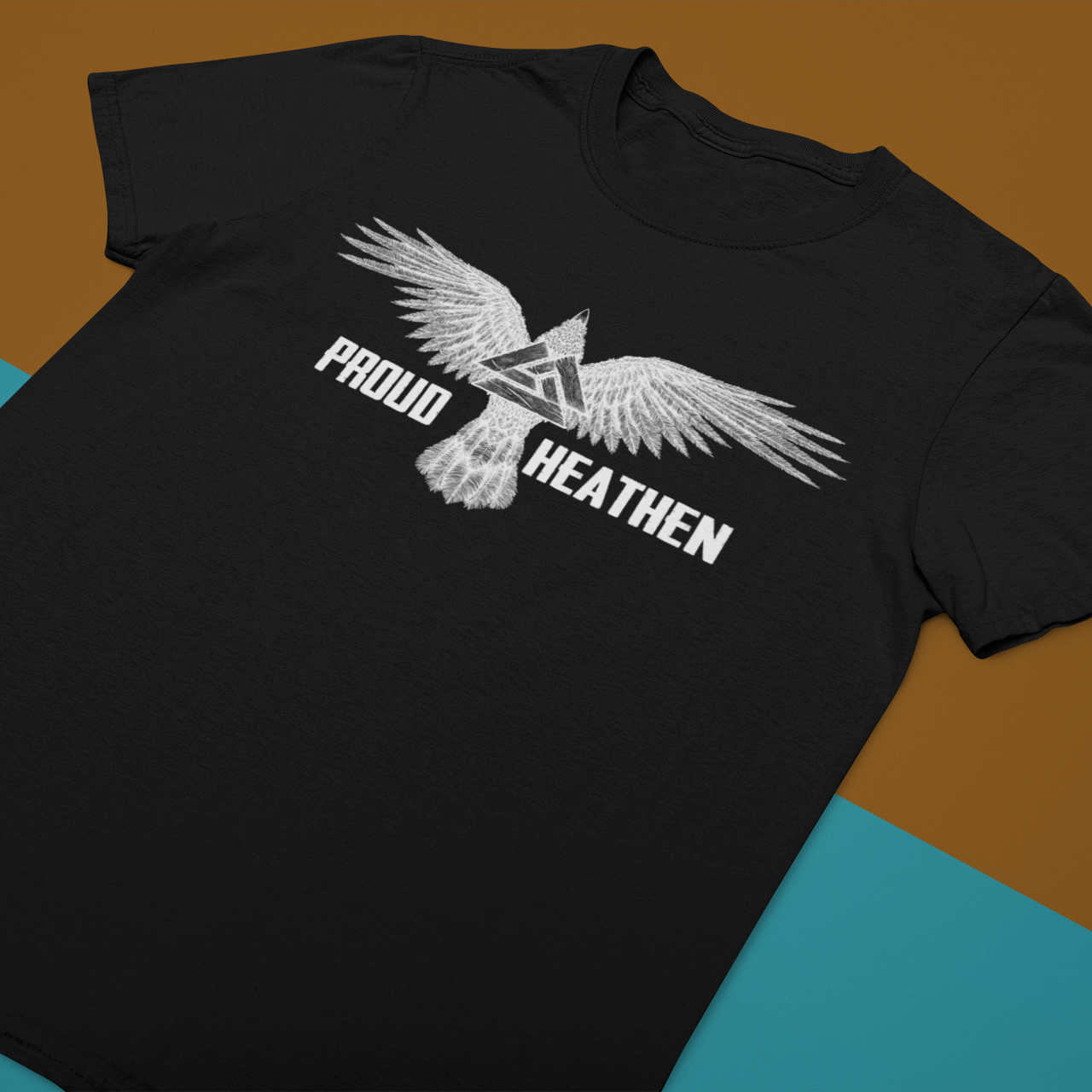 Proud Heathen Phoenix Viking T Shirt