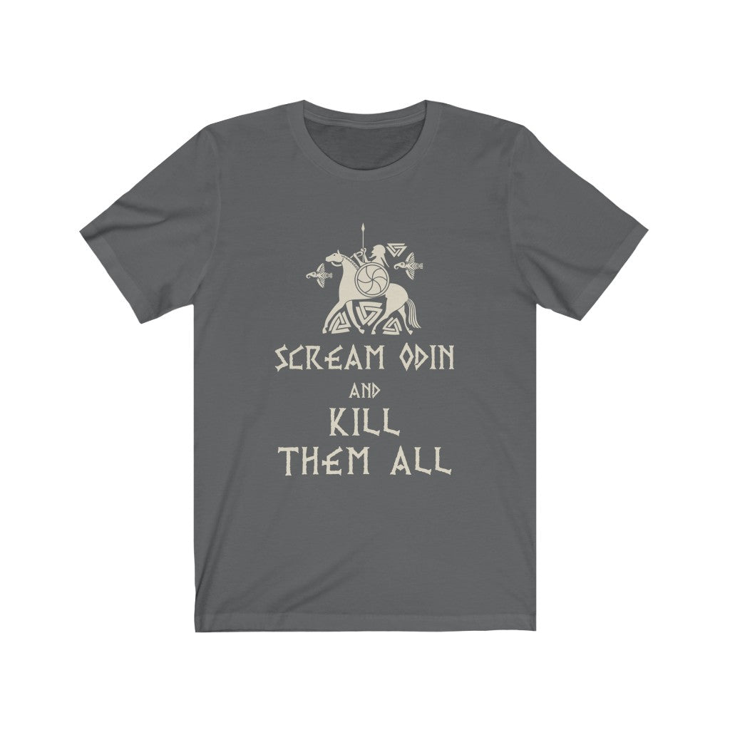 Scream Odin Viking T Shirt
