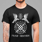 Proud Heathen Ravens Swords Viking T Shirt