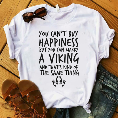 Viking Husband Is Happiness Viking T-shirt
