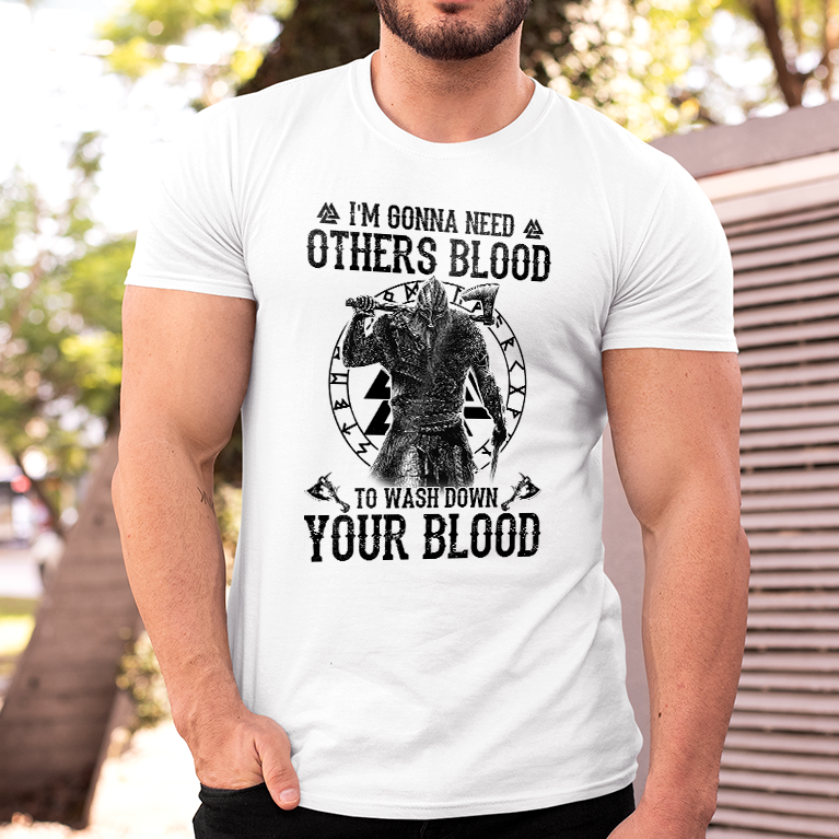Wash Down Your Blood Viking T Shirt