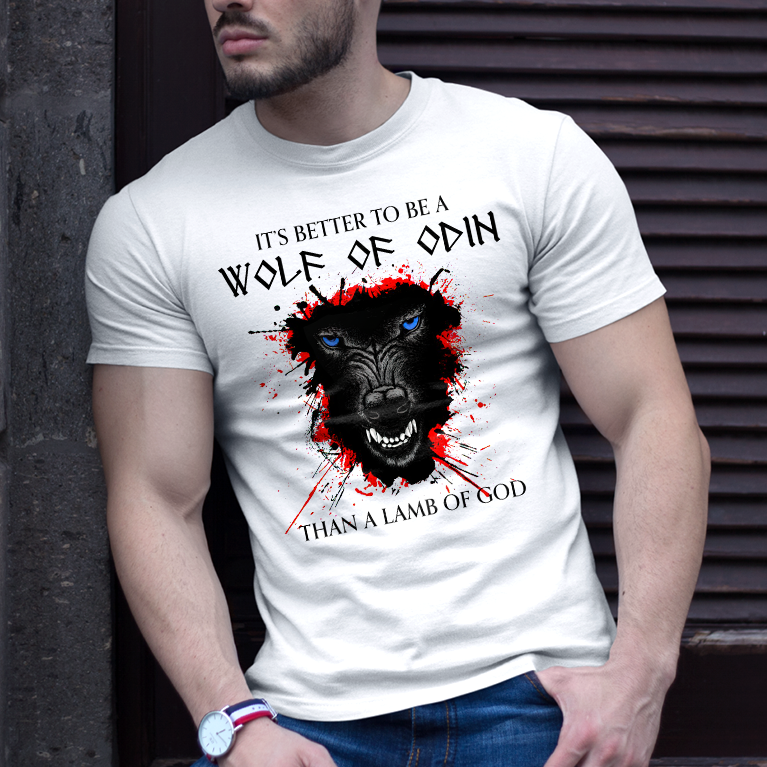 Wolf Of Odin Viking T Shirt